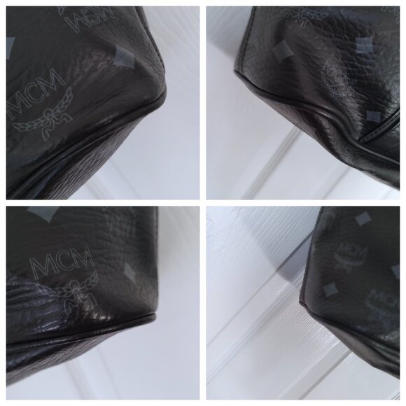 MCM Visetos leather tote w/COA EUC - Picture 8 of 9